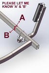 JET SKI TRAILER HEAVY DUTY GUIDE ON WITH 2 X 300MM SIDE  ROLLERS , PAIR GUIDE.