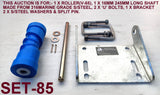 SELF CENTRING KIT -1 OR KIT-2, FOR 'V' SHAPE TRAILER WITH POLYETHYLENE ROLLER & 16MM SHAFT