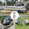 BOAT TRAILER & JET SKI BUNK UPRIGHT BRACKET WITH SWIVEL TOP AND U BOLTS FOR BOAT TRAILERS