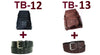 SINGLE LEATHER RIGGER POUCH WITH 2X STEEL HAMMER HOLDER AND HEAVY DUTY TOOL BELT