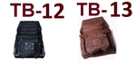 SINGLE LEATHER RIGGER POUCH WITH 2X STEEL HAMMER HOLDER AND HEAVY DUTY TOOL BELT