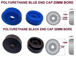 POLYURETHANE KEEL ROLLER  WITH 19MM HEX BOLT, 'C' BBACKET & END CAPS FOR BOATS