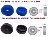 BOAT ROLLER POLYETHYLENE + 3 HOLE BRACKET + END CAPS WITH19MM SHAFT