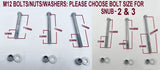 SNUB/V-BLOCK FOR BOAT TRAILERS MADE FROM NATURAL RUBBER