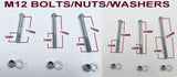 M12 & M16 HEX BOLT NULOK NUT / WASHER-GALVANISED & STAINLESS STEEL