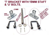 "T' BRACKET- Super Heavy-Duty 'T' Bracket Without Rollers For Boat Trailers.