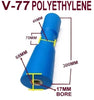 17MM BORE KEEL ROLLERS FOR BOAT TRAILER --260MMMM TO 300MM POLYURETHANE/RUBBER/POLYETHYLENE ROLLERS
