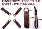 TOOLS BELT- HEAVY DUTY SUSPENDER WITH 5 X HEAVY DUTY LEATHER LOOP.