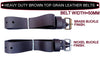SINGLE LEATHER RIGGER POUCH WITH 2X STEEL HAMMER HOLDER AND HEAVY DUTY TOOL BELT