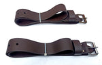 SINGLE LEATHER RIGGER POUCH WITH 2X STEEL HAMMER HOLDER AND HEAVY DUTY TOOL BELT