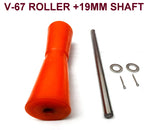 KEEL ROLLER- 300MM POLYURETHANE ROLLER FOR BOAT TRAILERS SUITABLE FOR 19MM SHAFT