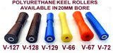 300MM POLYURETHANE KEEL ROLLER FOR BOAT TRAILERS SUITABLE FOR 19MM SHAFT