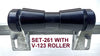 KEEL ROLLER POLYURATHANE + 3 HOLE BRACKET+ END CAPS +19MM SHAFT FOR BOAT TRAILER