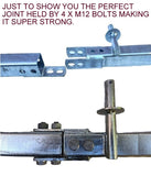 JET SKI ROLLER BANK ASSEMBLY-1820 METERS LONG WITH 2-HOLE PLATES AND ‘U’ BOLTS MOUNTING