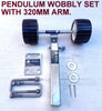 WOBBLY ROLLER ASSEMBLY-PENDULUM TYPE WITH ARM FOR BOAT TRAILERS