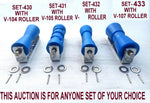 KEEL ROLLER- 200MM  POLYETHYLENE BOAT ROLLERS + 'C' BRACKET + 19MM SHAFT