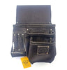 SINGLE LEATHER RIGGER POUCH WITH STEEL HAMMER HOLDER AND HEAVY DUTY TOOL BELT