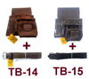 SINGLE LEATHER RIGGER POUCH WITH STEEL HAMMER HOLDER AND HEAVY DUTY TOOL BELT