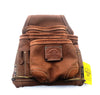 SINGLE LEATHER RIGGER POUCH WITH 2X STEEL HAMMER HOLDER AND HEAVY DUTY TOOL BELT