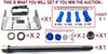 KEEL ROLLER- 200MM  POLYETHYLENE + BRACKET+'U' BOLT+ 2 X END CAPS +19MM HEX BOLT