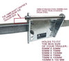 300MM SELF CENTERING POLYURETHINE ROLLER WITH SUPER HEAVY-DUTY BRACKET &19MM SHAFT FOR BOAT TRAILERS