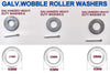 WOBBLY ROLLERS FOR JET SKI & BOAT  TRAILERS- BLUE- 20MM OR 22MM OR 27MM