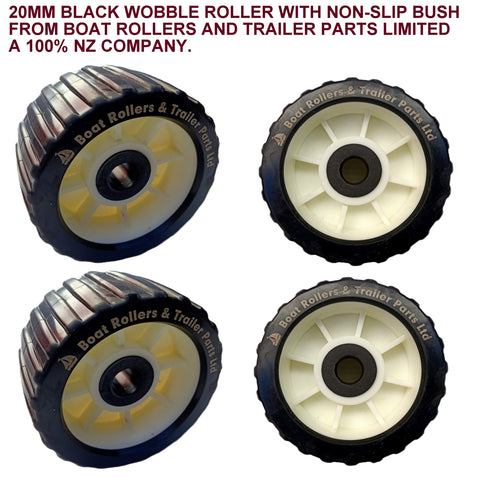 WOBBLE ROLLER BLACK WITH-20MM OR 27MM BORE SIZE