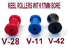 KEEL POLYURETHANE ROLLES SIZE-102MM TO 114MM FOR BOAT TRAILERS WITH'"C BRACKETS