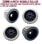 WOBBLE ROLLER RIB GREY- 112MM X 73MM X 22MM