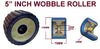 WOBBLE ROLLER DUAL  ASSEMBLY WITH BLACK WOBBLE ROLLER FOR BOAT TRAILERS