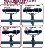 KEEL ROLLER WITH 'T' BRACKET WITH 19MM BOLT AND FULL COVER END CAPS