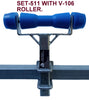 KEEL ROLLER- 200MM + 'T' BRACKET+'U' BOLT+ 2 X FULL COVER END CAPS +19MM HEX BOLT