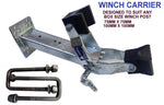 WINCH POST (70MM X 70MM) + HALF MOON PLATE + 3000LBS WINCH FOR BOAT TRAILERS.