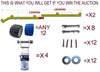 JET SKI ROLLER BANK ASSEMBLY-1820 METERS LONG WITH DOUBLE “C” MOUNTING BRACKETS