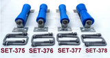 KEEL ROLLER WITH 'C' BRACKET + "U" BOLTS + 16MM SHAFT FOR BOAT TRAILERS.