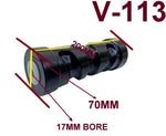 BOAT TRAILER KEEL ROLLER WITH SPLIT BRACKET, 'U' BOLTS & 16MM SHAFT