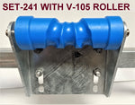 Polyethylene Keel Rollers 200mm Long For Boat Trailers With 20mm bore to suit 19mm shaft.