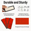 RED REFLECTOR SELF-ADHESIVE REFLECTORS. SIZE- 90 X 35 X 10MM