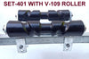 KEEL ROLLER 300MM LONG WITH SUPER HEAVY DUTY SWIVEL BRACKET & 19MM SHAFT FOR BOAT TRAILERS