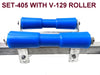 KEEL ROLLER 300MM LONG WITH SUPER HEAVY DUTY SWIVEL BRACKET & 19MM SHAFT FOR BOAT TRAILERS