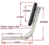 HEAVY DUTY GUIDE ON WITH 306MM SIDE ROLLERS, PAIR BOAT TRAILER GUIDE.