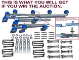 JET SKI ROLLER BANK ASSEMBLY-1820 METERS LONG WITH 2-HOLE PLATES AND ‘U’ BOLTS MOUNTING