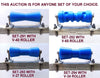 KEEL ROLLER- 200MM POLYETHYLENE ROLLERS WITH 'T' BRACKET & 16MM S/STEEL SHAFT