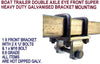 BOAT TRAILER DOUBLE AXLE EYE ROCKER TYPE 50MM SPRING LEAF HOT DIPPED MOUNTING ASSEMBLY KIT