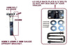 WOBBLE ASSEMBLY - SUPER HEAVY DUTY-2 X QUAD + 2 X DUAL FOR BOAT TRAILERS