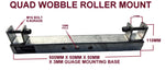 WOBBLE ASSEMBLY - SUPER HEAVY DUTY-2 X QUAD + 2 X DUAL FOR BOAT TRAILERS