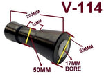 200MM POLYURETHANE ROLLER WITH 'T' BRACKET & 16MM S/STEEL SHAFT