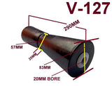 KEEL ROLLER- 300MM POLYURETHANE ROLLER FOR BOAT TRAILERS SUITABLE FOR 19MM SHAFT