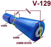 POLYURETHANE KEEL ROLLER  WITH 19MM HEX BOLT, 'C' BBACKET & END CAPS FOR BOATS