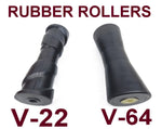 Super Heavy-Duty 285mm Or 290mm Keel Roller Bracket With Rubber Rollers